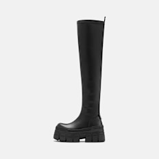 Buffalo GOSPHER OVERKNEE - VEGAN NAPPA Nero