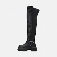 Buffalo Dione Overknee schwarz