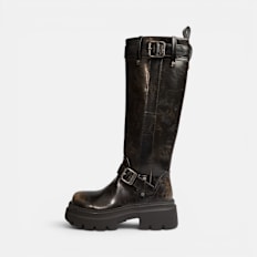 Buffalo MAVE BELT HI - VEGAN NAPPA marrón