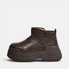 Buffalo FUSION SLIP ON LO WARM - VEGAN NAPPA braun
