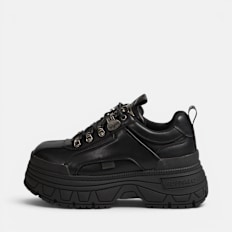 Buffalo FUSION PANEL HIKE LO - VEGAN NAPPA Schwarz