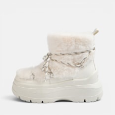 Undefined Brand OLYMPIA FUR BOOT - VEGAN NAPPA/FUR white