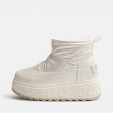 Buffalo ELIZA SNOW SHORT - VEGAN NAPPA/NYLON Weiss