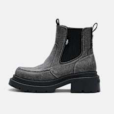 Buffalo JACK CHELSEA - VEGAN NUBUCK gris