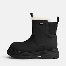 Buffalo LENNOX RAIN  SHORT WARM - VEGAN RUBBER negro