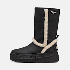 Buffalo JUKA FOLD BOOT WARM - VEGAN NAPPA noir