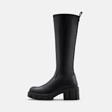 Buffalo ZORA STRETCH BOOT HI - VEGAN NAPPA negro
