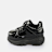 Buffalo Classic Low Patent Leather negro