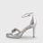 Buffalo Ronja Sandales à talon vegan, beige argent