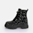 Buffalo Aspha Lace Up Hi Bottines véganes, mermaid purple noir