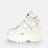Buffalo Classic High Leather blanc