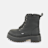 Buffalo Aspen Lace Up MID Warm schwarz