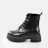 Buffalo Aspen Lace Up noir