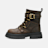 Buffalo Lennox Lace Up Biker MID marrone